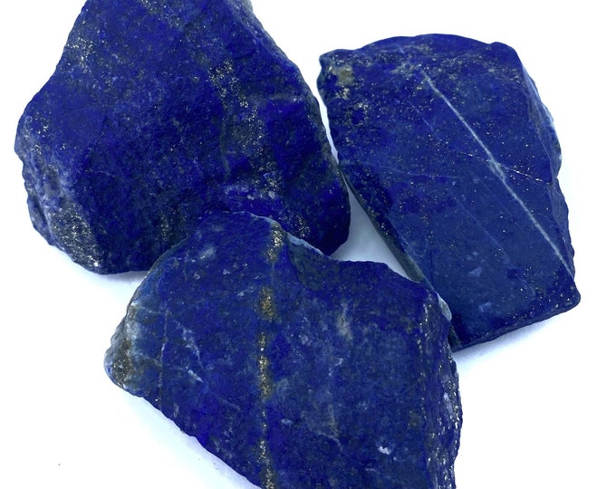 440 Grams Beautiful Lapis Lazuli Mine 4 Raw/Rough Pieces