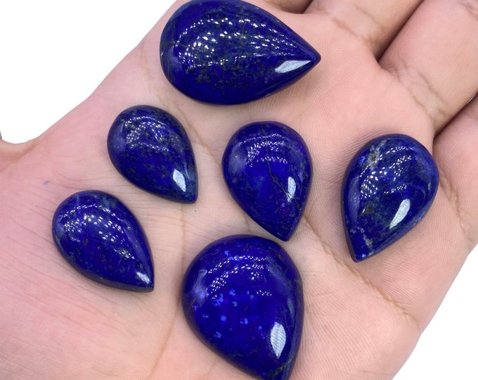 45 Grams Best Quality Lapis Lazuli Blue Clour Cabochons