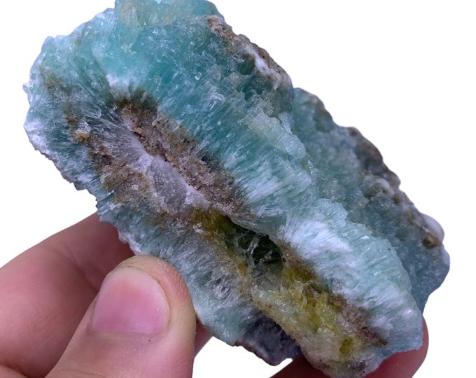 240g Beautiful Blue Color Smithsonite Specimen  - Blue Smithsonite - Smithsonite Stone - Aragonite Specimen Stone