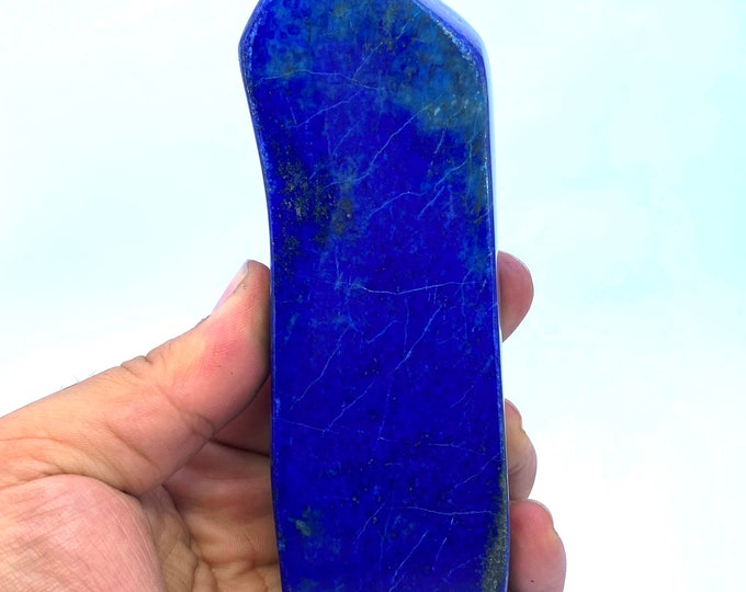 Lapis Lazuli Freeform - Lapis Freeform - Lapis Crystal Freeform - Blue Lapis Lazuli - Blue Lapis Freeform - Blue Lapis Stone - Lapis Lazuli