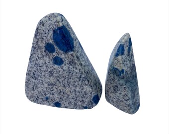 Polished K2 Jasper Azurite Free Forms - Pakistan