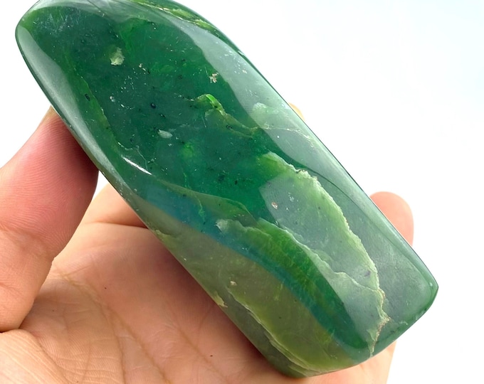 420 Grams Nephrite Jade - Nephrite Jade Displays - Nephrite Jade Stone - Green Nephrite - Green Nephrite Jade - Nephrite Jade Free Forms