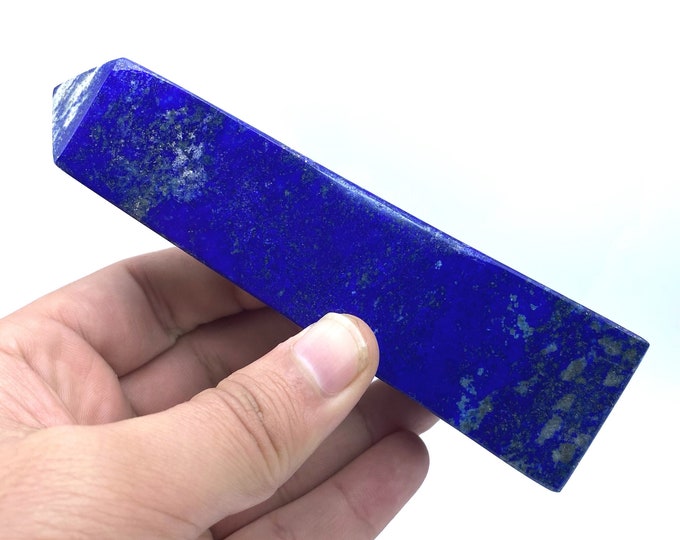 Great Quality Blue Lapis Lazuli Tower - Obelisk 360 Grams