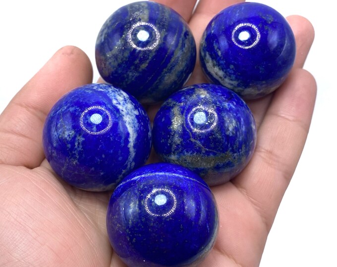 5 Pieces - Lapis Lazuli - Lapis Lazuli Spheres - Lapis Spheres - Lapis Sphere - Lapis - Lapis Stone - Lapis Spheres - Lapis Ball - Lapis