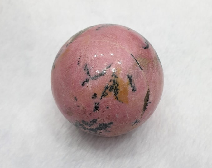 Pink Color Best Quality Rhodonite Sphere,Ball 335 Grams