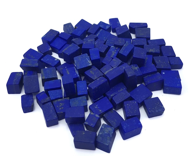 100g, Best Quality Lapis Lazuli Small Cubes, Lapis Lazuli Cubes For Jewelry, Small Lapis Cubes For Jewelry, Lapis Lazuli, Lapis Crystals