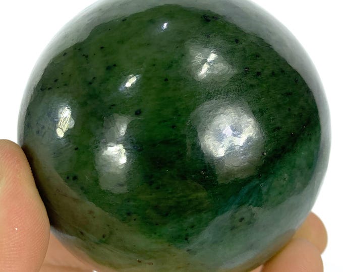 899g Beautiful Quality Green Nephrite Jade Sphere, Nephrite Jade Sphere, Jade Sphere, Nephrite Sphere, Nephrite Jade, Jade Sphere, Nephrite