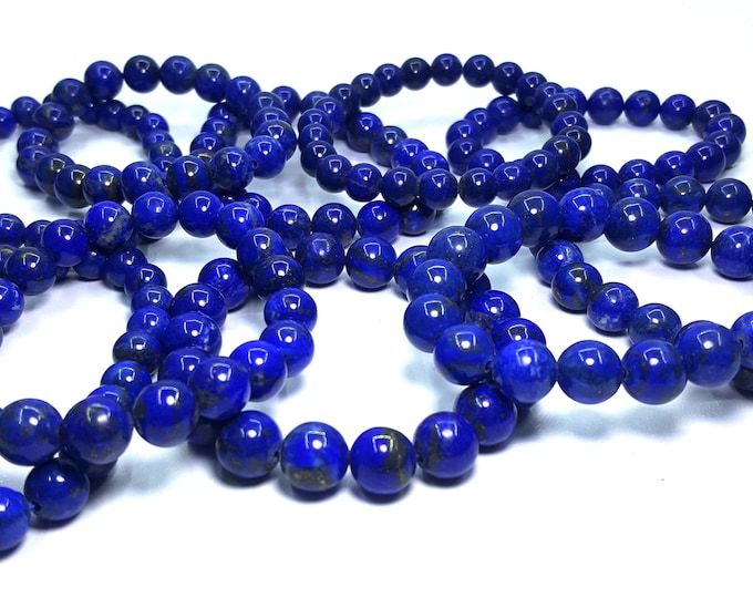 Lapis Lazuli Beads Bracelet - Lapis Lazuli - Lapis Bracelet - Lapis Blue Bracelet - Lapis Lazuli Bracelet - Blue Lapis Bracelet - Lapis
