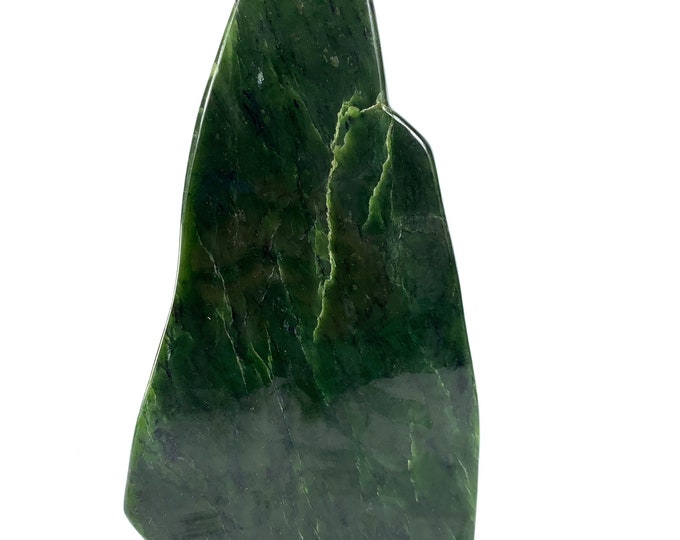 1.98 Kg Dark Green Nephrite Jade Free Form, Nephrite Jade Free Form, Jade Free Form, Green Jade Free Form, Nephrite Free Form, Nephrite Jade