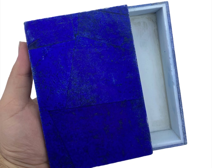 885g Gorgeous Lapis Lazuli Box - Lapis Lazuli Box - Blue Lapis Lazuli Box - Blue Lapis Box - Lapis Box - Lapis Jewelry Box - Lapis Lazuli