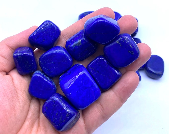 390g Lapis Lazuli Tumbles - Lapis Lazuli - Lapis Tumbles - Lapis Blue Tumbles - Blue Lapis Tumbles - Lapis Lazuli - Lapis Stone Tumbles