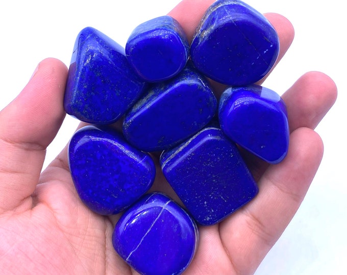 240g Lapis Lazuli Tumbles - Lapis Lazuli - Lapis Tumbles - Lapis Blue Tumbles - Blue Lapis Tumbles - Lapis Lazuli - Lapis Stone Tumbles