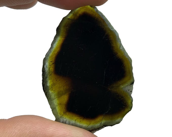Beautiful Green Color Tourmaline Slice - Green Tourmaline - Tourmaline Slice - Tourmaline Stone - Green Tourmaline Slice