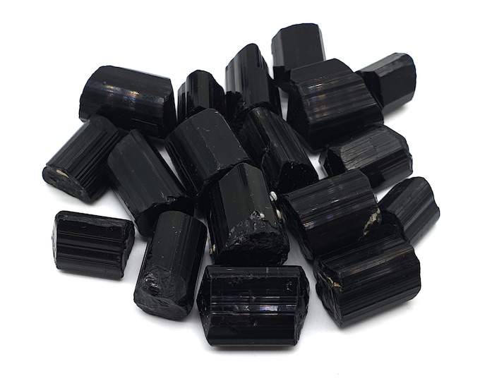 Lustrous Black Tourmaline-Black Tourmaline Crystals-Tourmaline Crystals-Crystals Stone-Healing Stone-Tourmaline-Black Tourmaline Stone