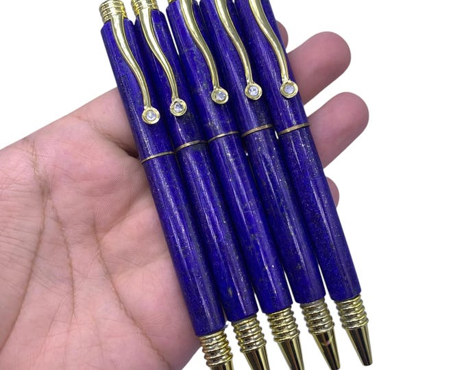 Best Quality Lapis Lazuli Pen - Lapis Pen - Lapis Lazuli Stone Pen - Blue Lapis Pen - Lapis Lazuli Blue Pen - Lapis Decoration Pen - Lapis
