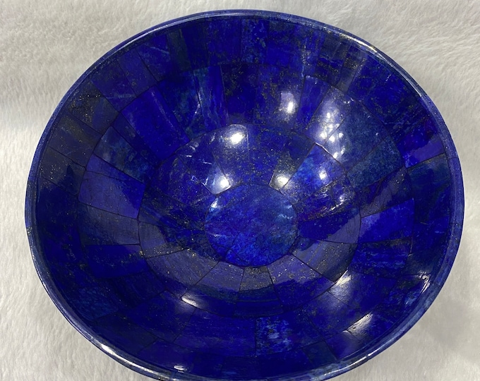 640 Grams Top Quality Handmade Blue Lapis Lazuli Bowl - Lapis Crystal - Lapis Lazuli - Lapis Stone - Lapis Bowl
