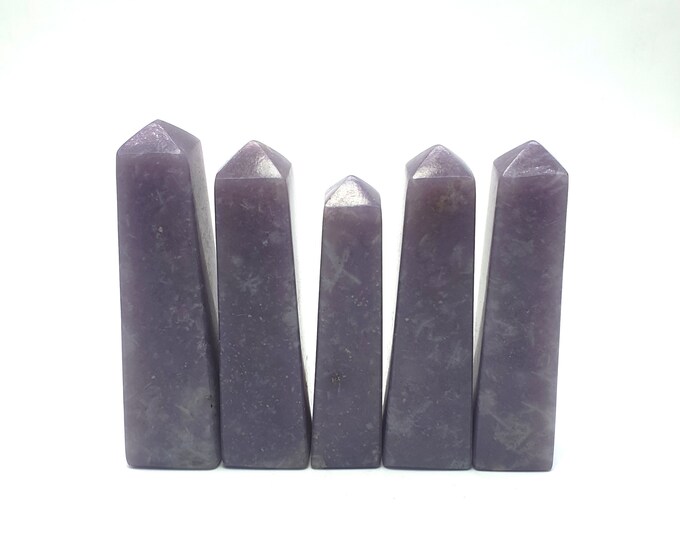 Lepidolite Obelisk Point, Stone of Peace , Lepidolite Point, Lepidolite Obelisk, Lepidolite, Lepidolite Towers