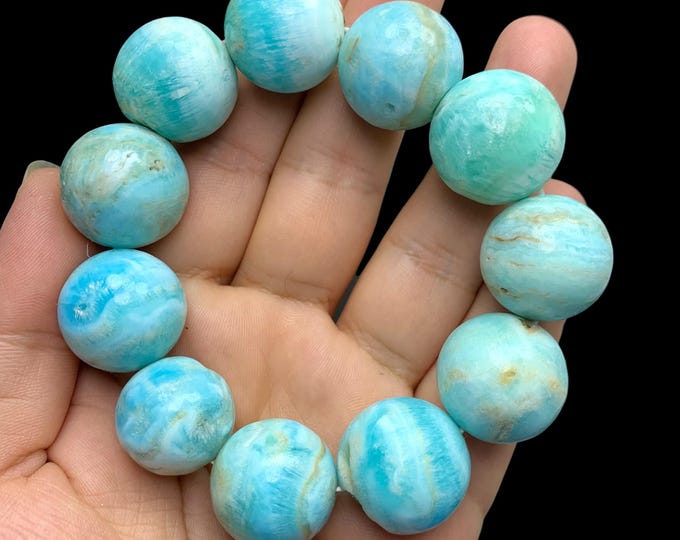 Blue Aragonite Bracelet, Blue Aragonite Bracelet, Aragonite Stone Bracelet, Aragonite Bracelet, Aragonite Beads Bracelet, Bracelet
