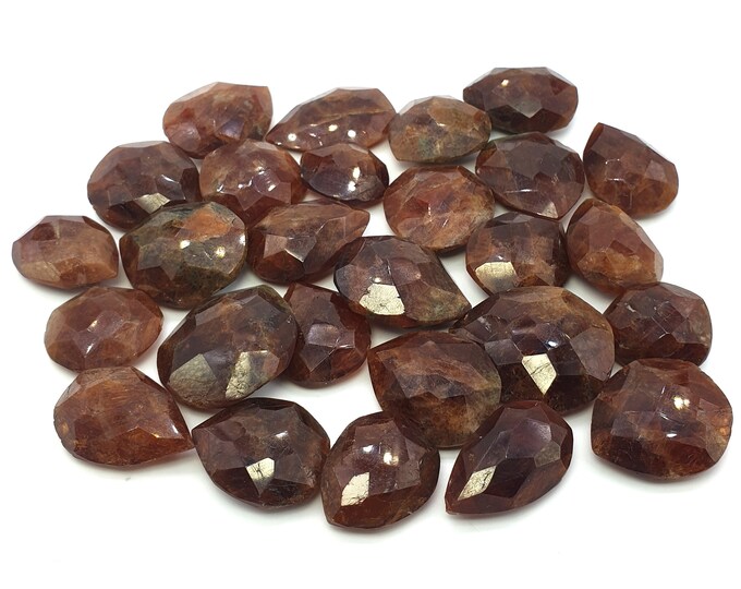 285 Grams Red Color Faceted Spessartine Garnet Pear Shape - Garnet Pear - Garnet Stone Pear - Spessartine Garnet Pear - Spessartine Garnet