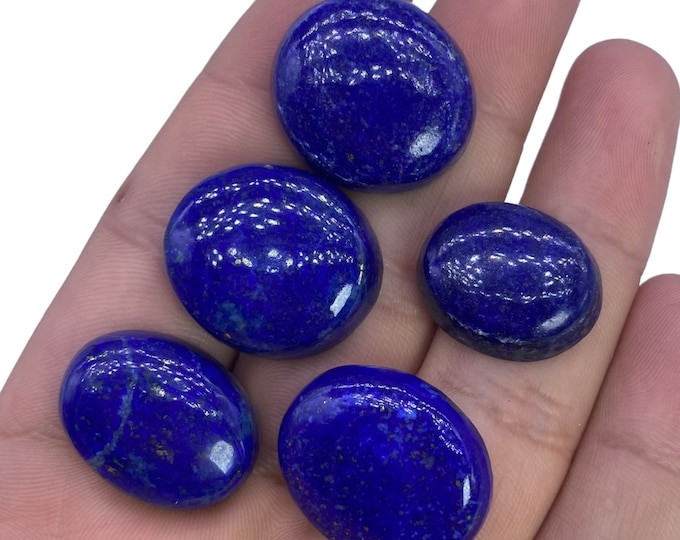 Amazing Quality Lapis Lazuli Blue Clour Cabochons 35 Grams