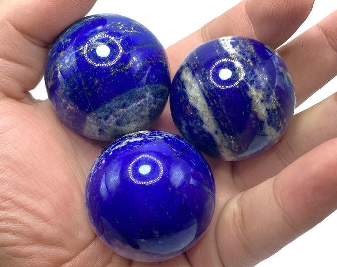 320g - Lapis Lazuli - Lapis Lazuli Spheres - Lapis Spheres - Lapis Sphere - Lapis - Lapis Stone - Lapis Spheres - Lapis Ball - Lapis Lazuli