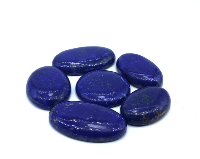 Blue Lapis Lazuli Beautiful Quality Oval Cabochons