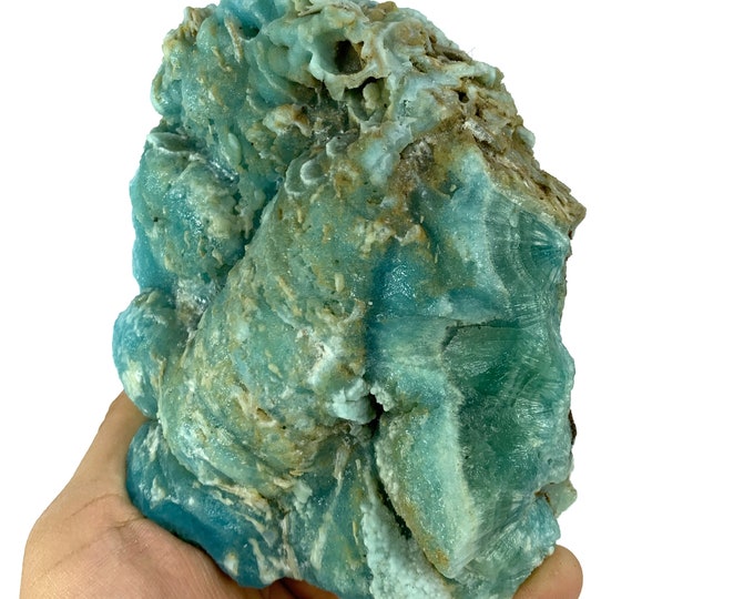 Beautiful Blue Color Smithsonite Specimen ,Blue Smithsonite,Smithsonite Stone,Aragonite Specimen Stone