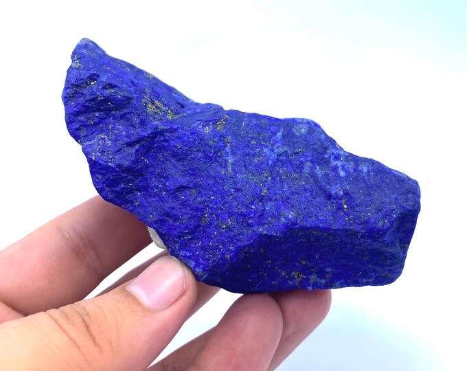 349 Grams Grams Beautiful Lapis Lazuli - Raw Healing Gemstones - Lapis Stone - Lapis Raw Stone - Natural Lapis Lazuli