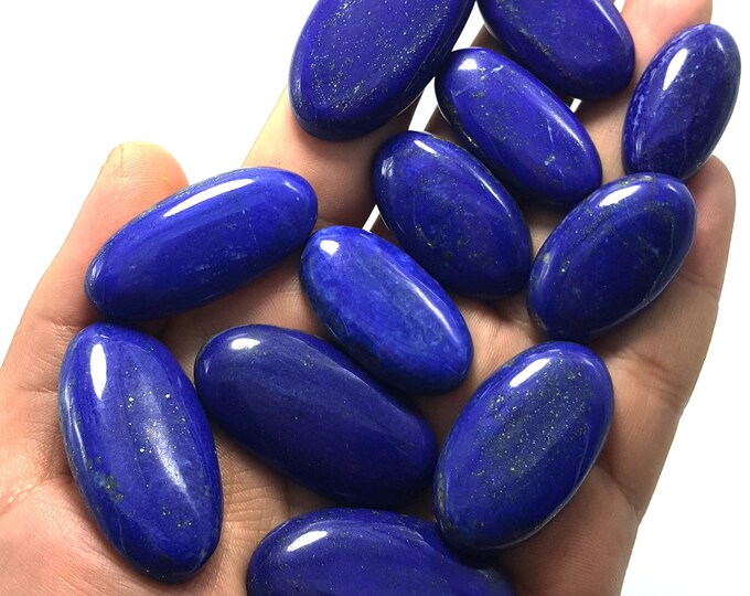 Beautiful Lapis Lazuli Cabochons 12 Pieces 143 Grams