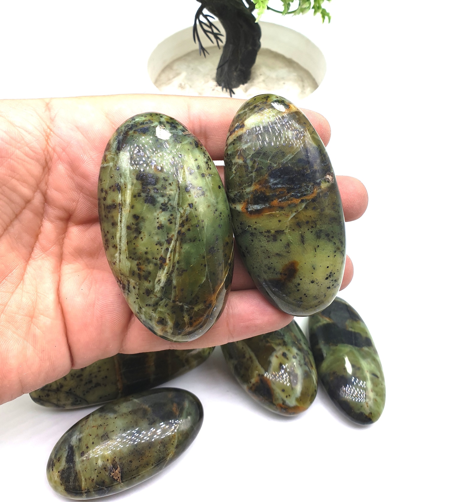 Green Serpentinegreen Serpentine Stoneserpentineserpentine - Etsy