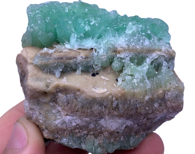 Beautiful Blue Color Smithsonite Specimen  - Blue Smithsonite - Smithsonite Stone - Aragonite Specimen Stone 229 Grams