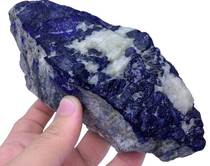 Amazing Quality Fluorescent Afghanite Specimen - Afghanite Specimen - Blue Afghanite - Afghanite Gemstone - Afghanite -Afghanite Stone 1185g