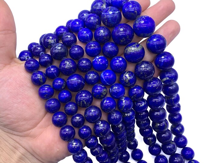 Top Quality Lapis Lazuli Beads Strands - Lapis Lazuli - Lapis Strand - Lapis Blue Strand - Lapis Lazuli Strands - Blue Lapis Strand - Lapis