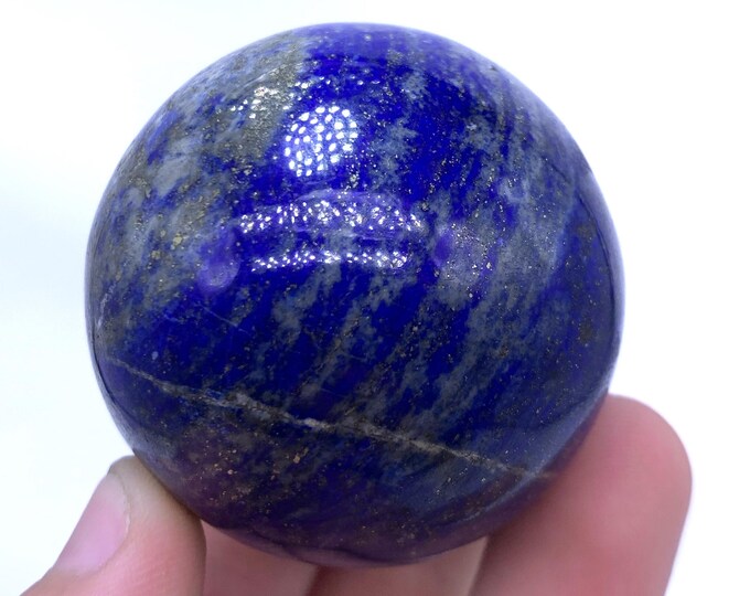 215g Beautiful Lapis Lazuli Sphere - Lapis Lazuli Sphere - Lapis Crystal Sphere - Lapis Lazuli Ball - Lapis Crystal Ball - Lapis Sphere