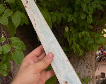 Blue Caribbean Calcite Obelisk Tower: Polished Crystal Stone