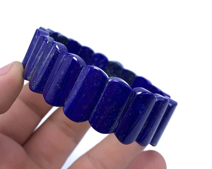 Beautiful Blue Color Lapis Lazuli Bracelet - Lapis Bracelet - Lapis Stone - Healing Stone - Lapis Bracelet 50 Grams