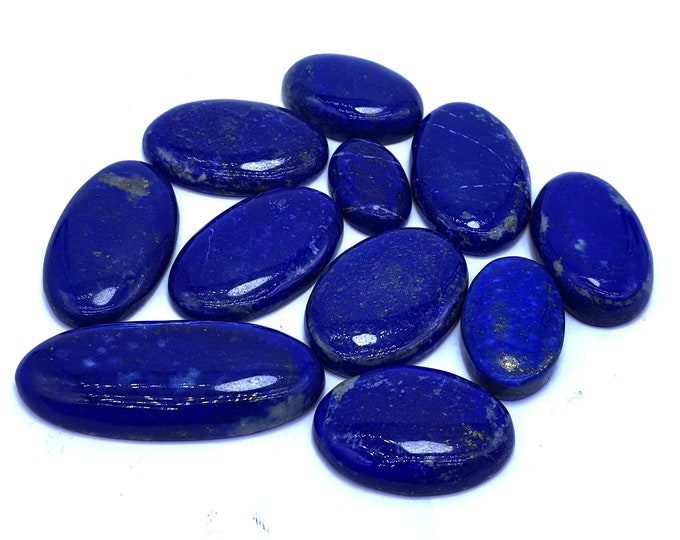 Lapis Lazuli Cabochons - Lapis Cabochons - Lapis Jewellery Cabochons - Lapis Lazuli Stone - Lapis Pendants 165 Grams