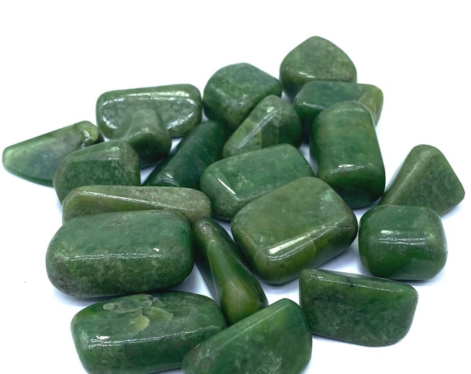 Great Quality Green Idocrase Tumbles -  Idocrease -  Idocrase Tumbles -  Idocrase Tumble -  Green Idocrase -  Green Idocrase Tumbles, 300g