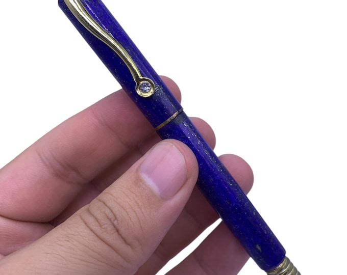 Best Quality Lapis Lazuli Pen - Lapis Pen - Lapis Lazuli Stone Pen - Blue Lapis Pen - Lapis Lazuli Blue Pen - Lapis Decoration Pen - Lapis
