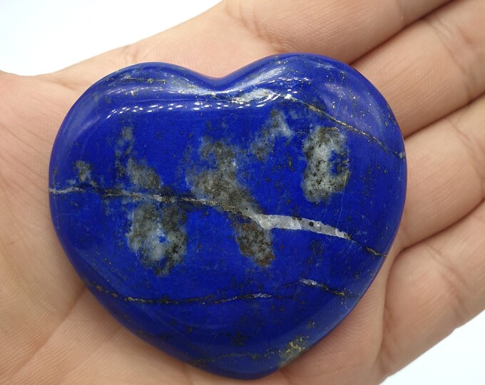 Best Quality Lapis Lazuli Heart - Lapis Stone - Lapis Crystal - Lapis Lazuli Heart 100 Grams