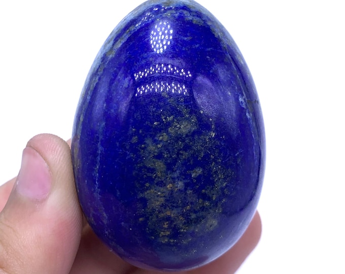175g Blue Color Lapis Lazuli Egg - Lapis Egg - Healing Stone - Egg - Lapis Egg - Lapis Lazuli Stone