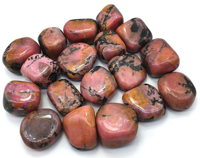 800 Grams Pink Color Best Quality Rhodonite Tumbles