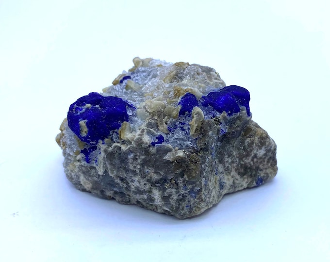 Royal Blue Lapis Lazurite Specimen  125 Grams