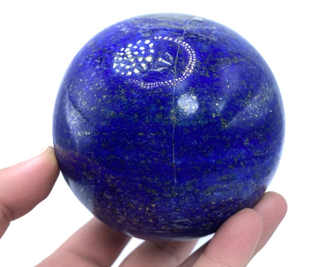Top Quality Lapis Lazuli Unique Natural Crystal Sphere 1640 Grams