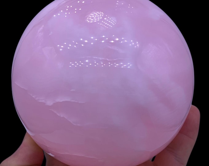 Top Quality Pink Color Mangano Calcite Ball - Pink Calcite Sphere - Pink Calcite Ball - Pink Calcite Stone 2.7 Kg