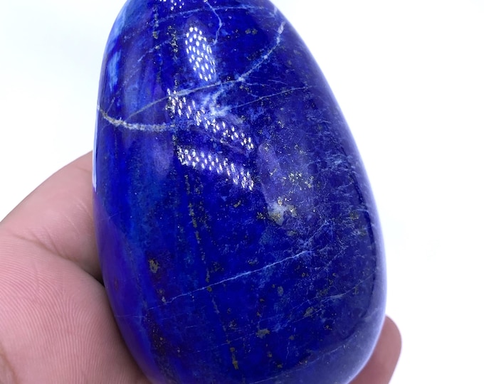 Great Quality Blue Color Lapis Lazuli Egg - Lapis Egg - Healing Stone - Egg - Lapis Egg 434 Grams