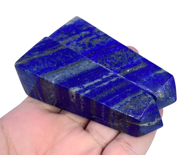 2 Pcs Great Quality Lapis Lazuli Towers 290 Grams