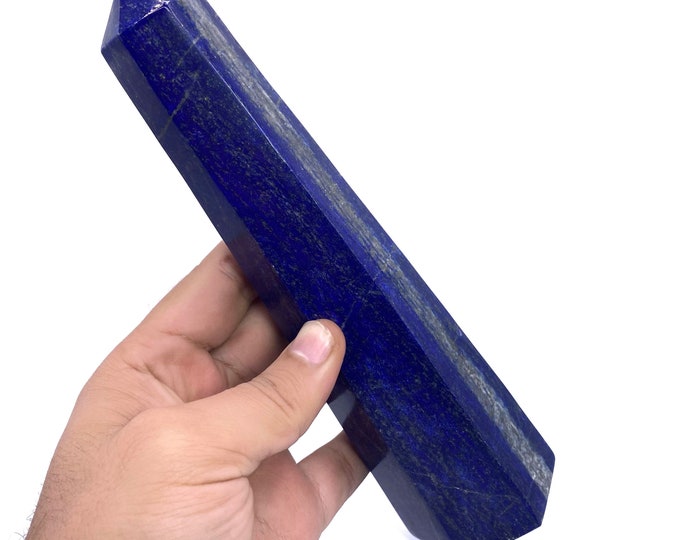 900 Grams Beautiful Blue Lapis Lazuli Tower