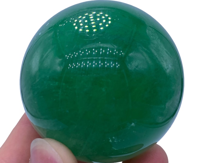 Top Green Fluorite Sphere - Green Fluorite Sphere - Green Fluorite - Green Fluorite Ball - Fluorite Ball - Fluorite Sphere - Fluorite