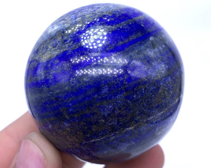 310g Beautiful Lapis Lazuli Sphere - Lapis Lazuli Sphere - Lapis Crystal Sphere - Lapis Lazuli Ball - Lapis Crystal Ball - Lapis Sphere